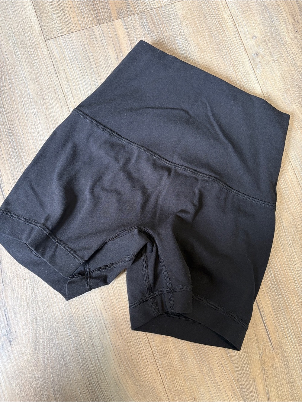 lululemon athletica Black High-Rise Bike Shorts